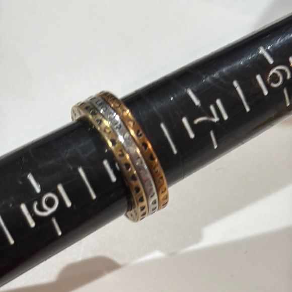 Pandora Tri Color Rings Set - Picture 4 of 4